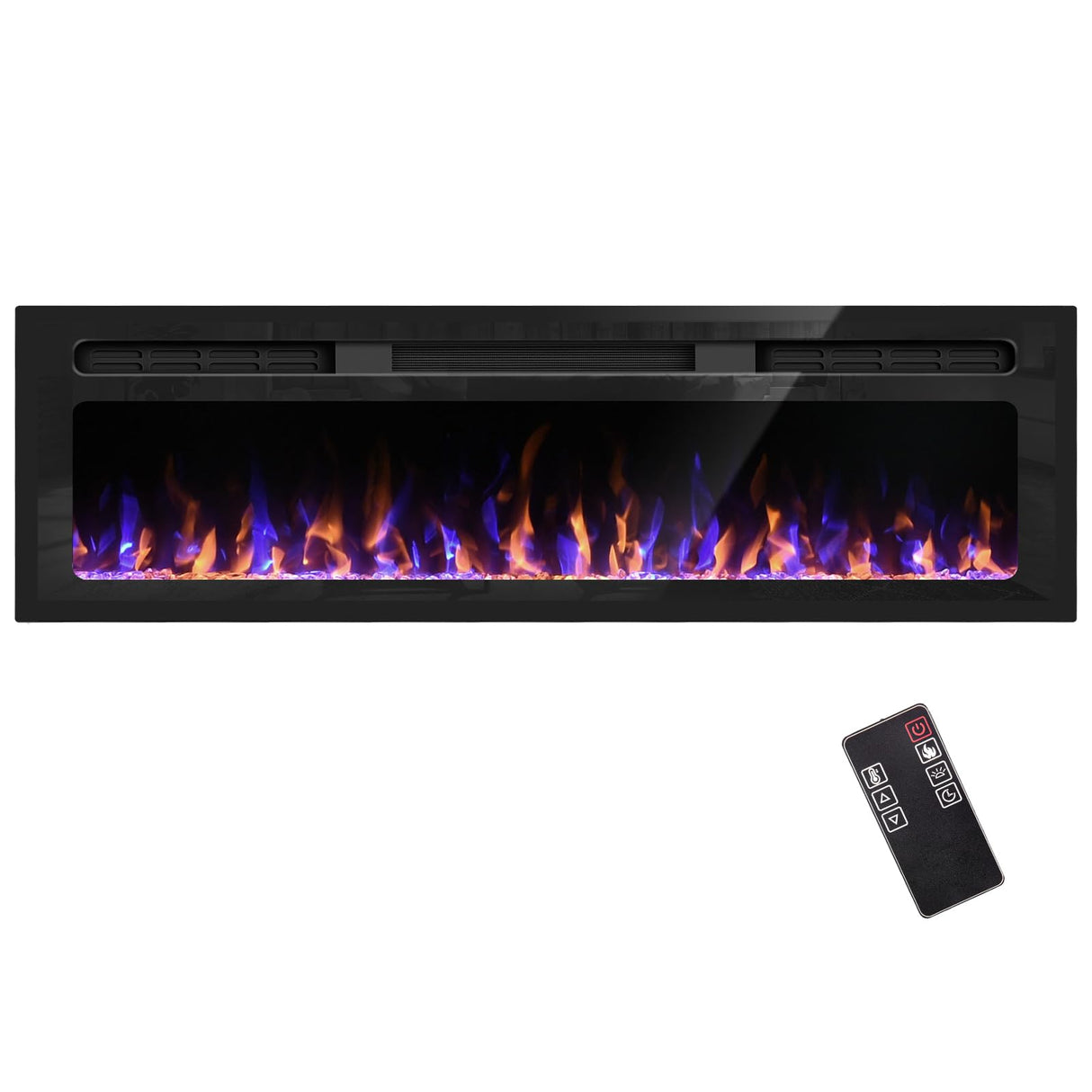 60" Electric Fireplac