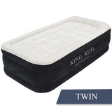 Luxury Twin Air Mattress with Built-in High Speed Pump for Camping