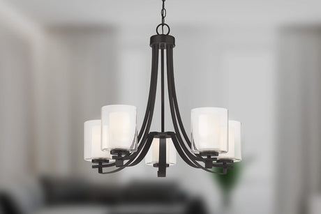 Chandelier Pendant Lighting 4105-66, Parsons Studio Dining Room