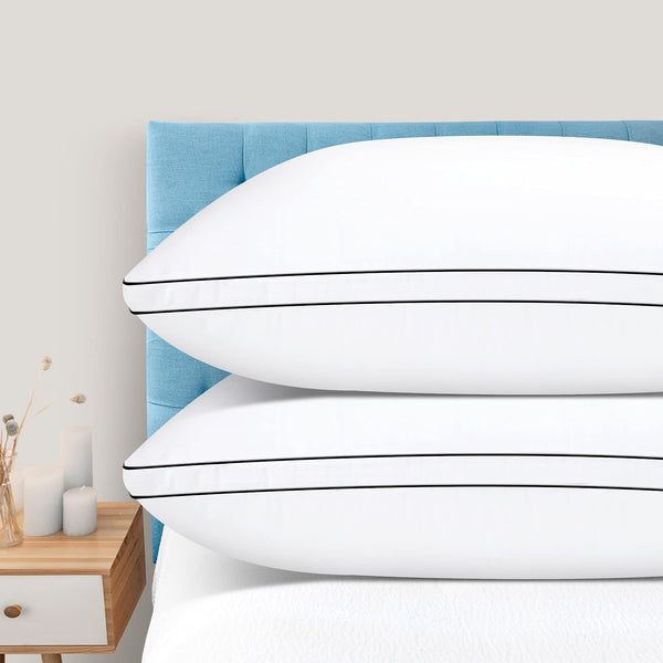 Pillows Queen Size Set of 2, Bed Pillows for Sleeping 2 Pack, Queen Pillows