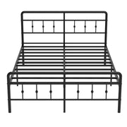 Classic Metal Platform Queen Bed Frame