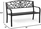 Garden Bench Outdoor Bench Patio for Outdoors Metal Porch Clearance Work