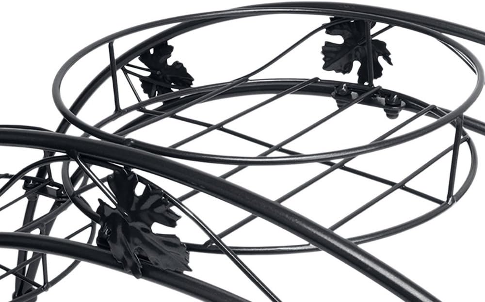 ArcoFlo Plant Arch – 3 Pot Metal Display Rack for Home & Garden