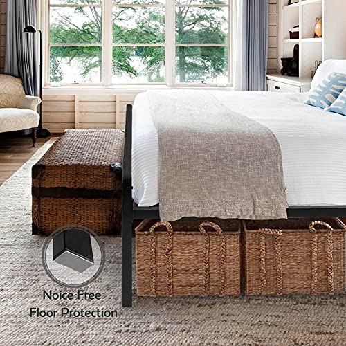 California King Bed Frames with Headboard and Storage