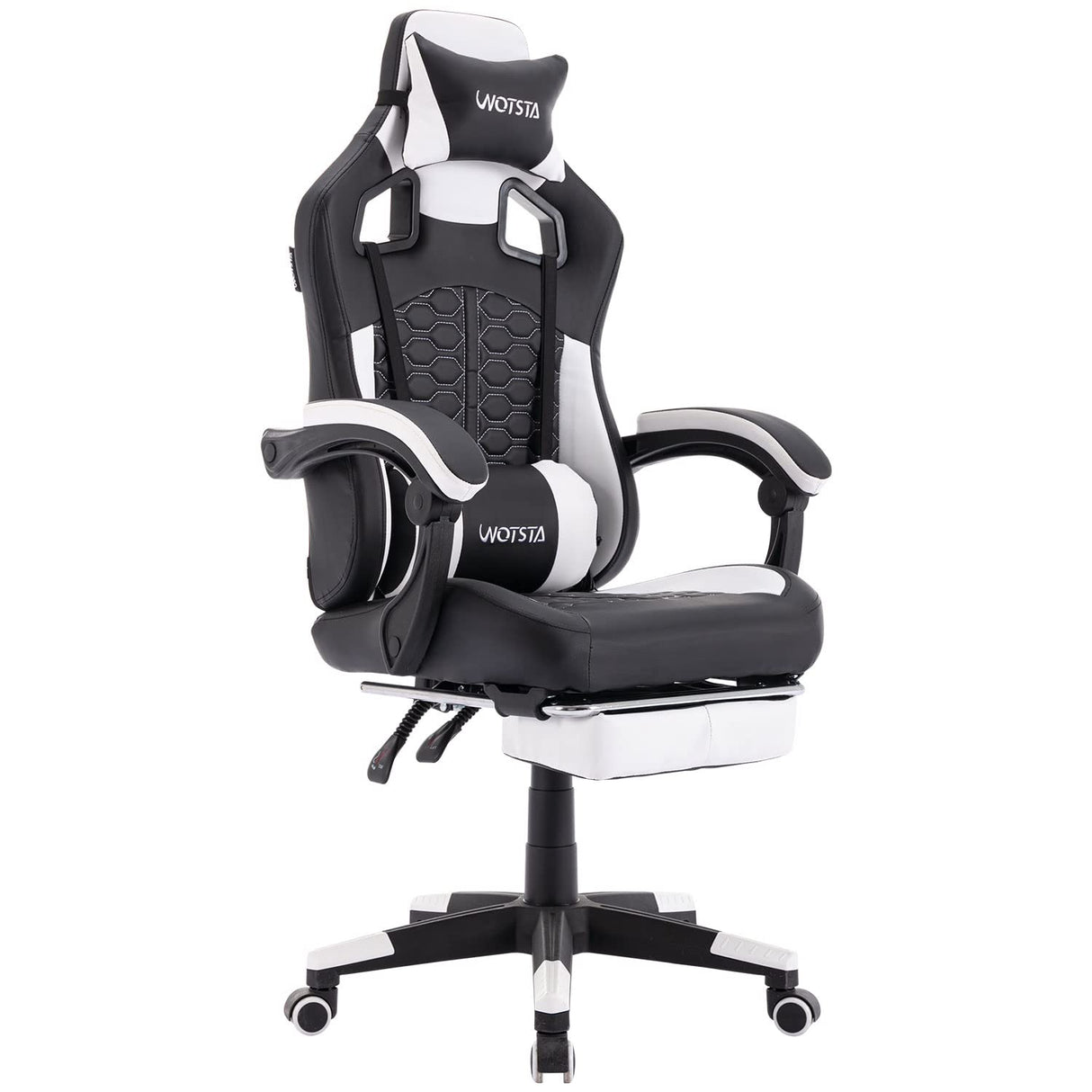 Ergonomic PC Gaming Chair with Footrest Comfortable Headrest