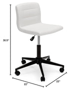 Beauenali Home Office Adjustable Swivel Desk Chair