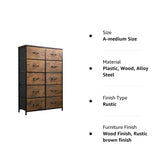 Tall Dresser for Bedroom with 10 Drawers Chest of Drawers