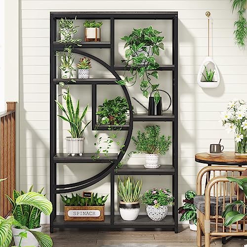 Bookshelf Industrial 5 Tier Etagere Bookcas