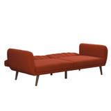 Brittany Linen Futon, Persimmon Orange, Model Number: 2115529N