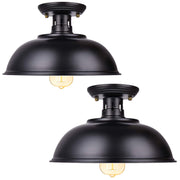 Vintage Rustic Semi Flush Mount Ceiling Light