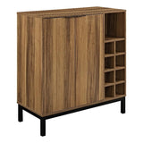 Mid-Century Modern Wood Kitchen Buffet Sideboard, Storage Cabinet