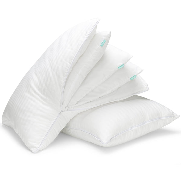 Adjustable Layer Pillows for Sleeping - Set of 2, Cooling, Luxury Pillows