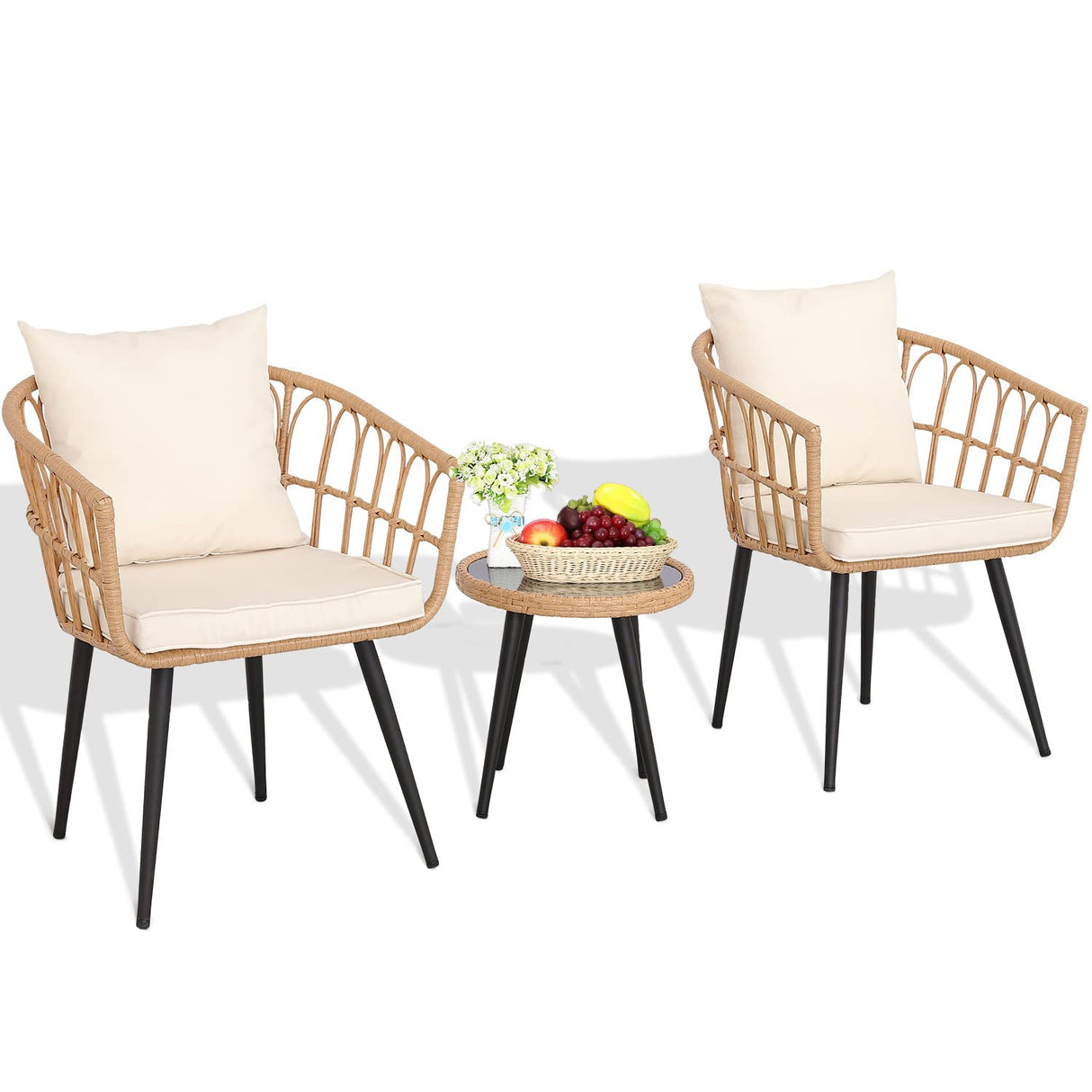 Outdoor Furniture Bistro Set Patio Conversation Bistro Set