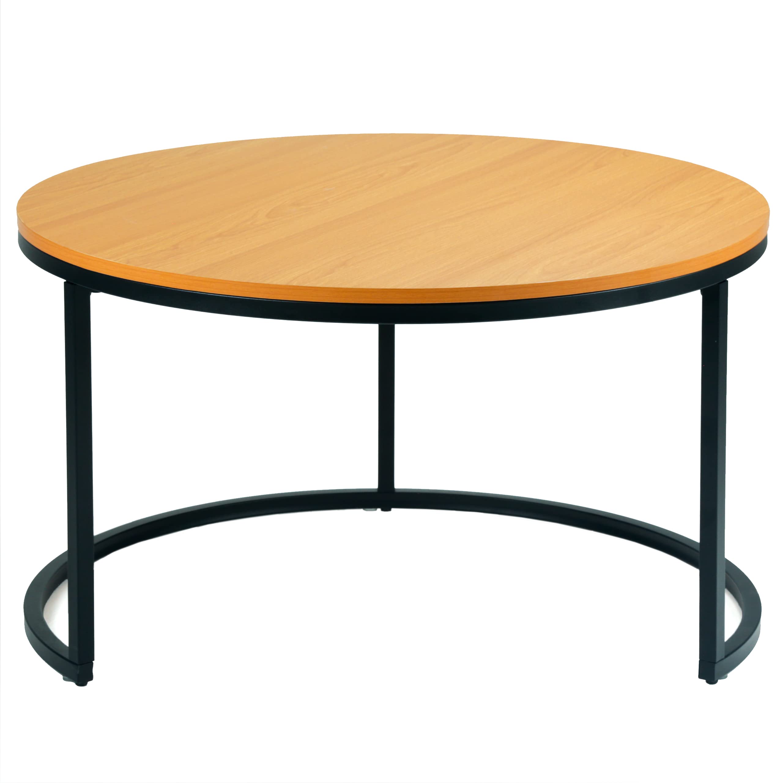 Modern Round Nesting Coffee Tables for Living Room