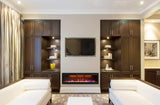 Recessed and Wall Mounted Slim Electric Fireplace