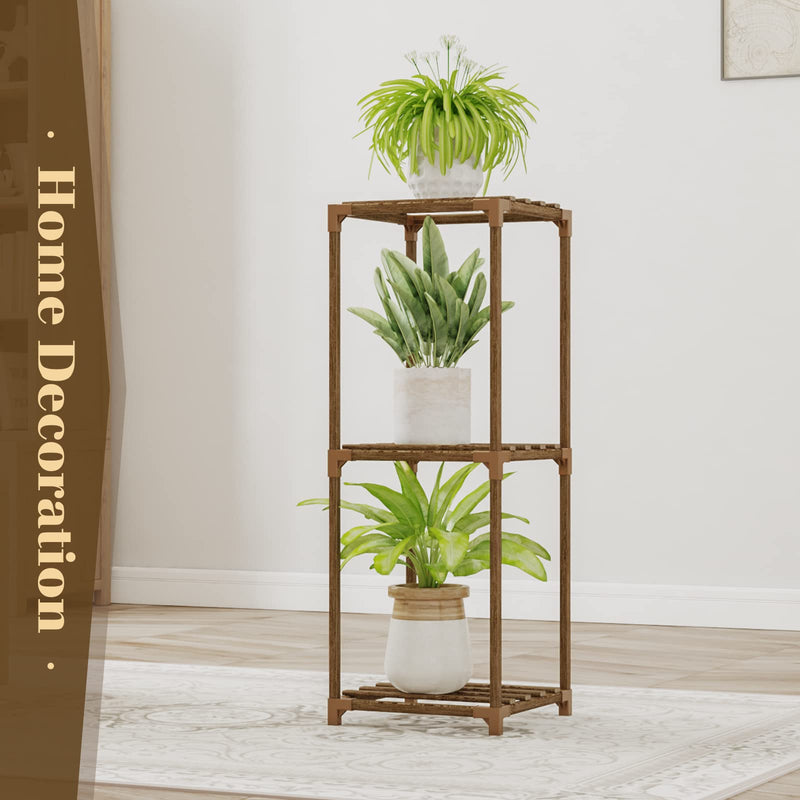 Plant Stand Indoor 3 Tier Plant Shelf Outdoor Corner Plant Holder for Multiple Pots