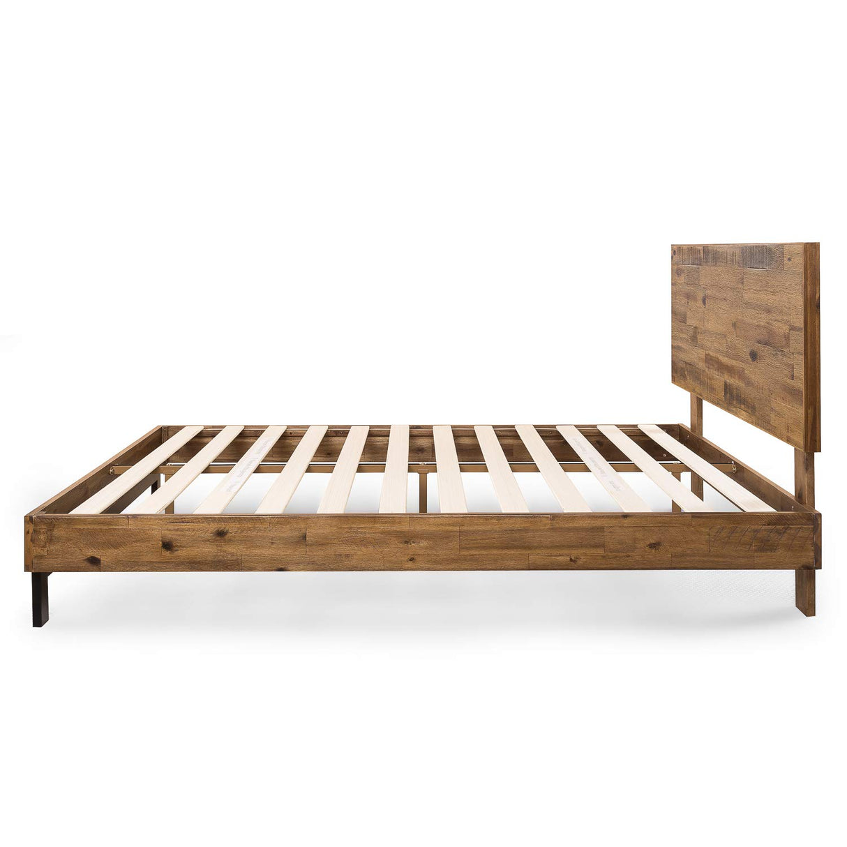 Tricia Wood Platform Bed Frame with Adjustable Headboard