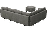 Oversized Modular Sectional Sofa U Shaped Couch Set with Storage Seat Convertible