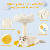 Cloud Cat Scratching Post with Bed, Cat Tree Tower