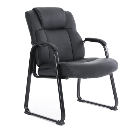 Big & Tall 400 lb. Guest Chair, Leather Reception Chairs