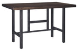 Kavara Modern Industrial Counter Height Dining Room Table