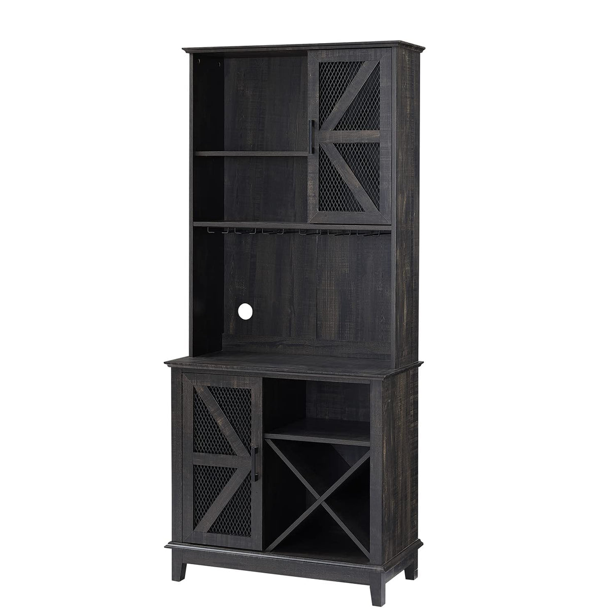 Sideboard Microwave Stand, bar cart 72" | Kitchen Pantry with Stand