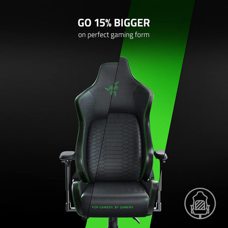 Iskur XL Gaming Chair: Ergonomic Lumbar Support System - Multi-Layered Synthetic Leather Foam Cushions