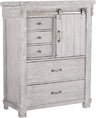 Brashland Farmhouse 5 Drawer Chest with Dovetail Construction