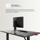 VIT Gaming Desk, 44 inch Ergonomic Gaming Desk with USB Gaming Handle