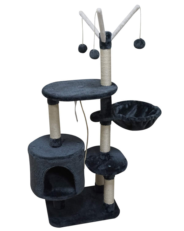 7SGCat Tree Tower Condo Sisal Post Scratching Furniture Activity Center Play House Cat