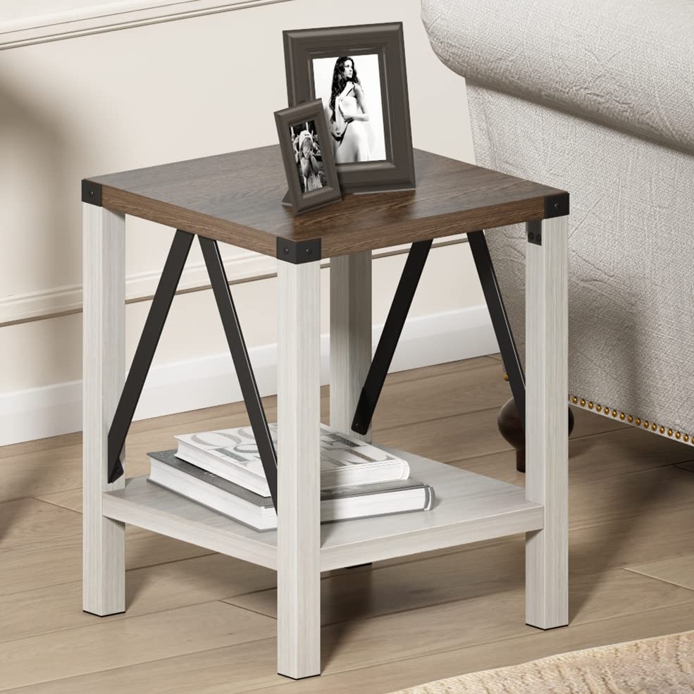 Farmhouse End Side Table