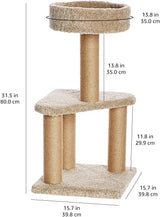 Cat Tree Indoor Climbing Activity Tower with Scratching Posts, large