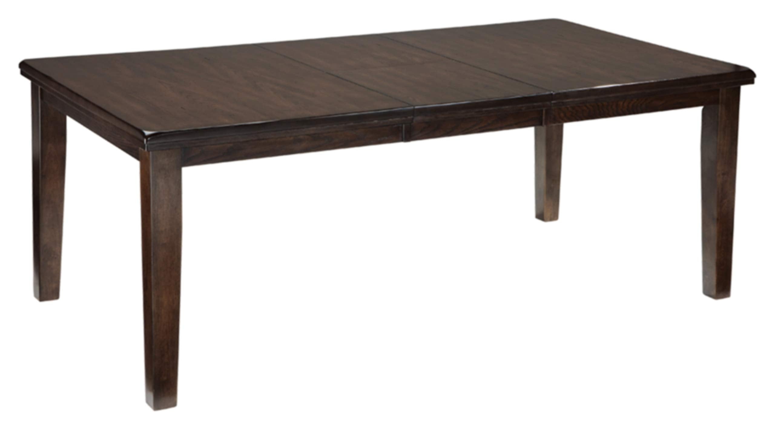 Haddigan Traditional Rectangular Dining Extension Table, Seats up to 8