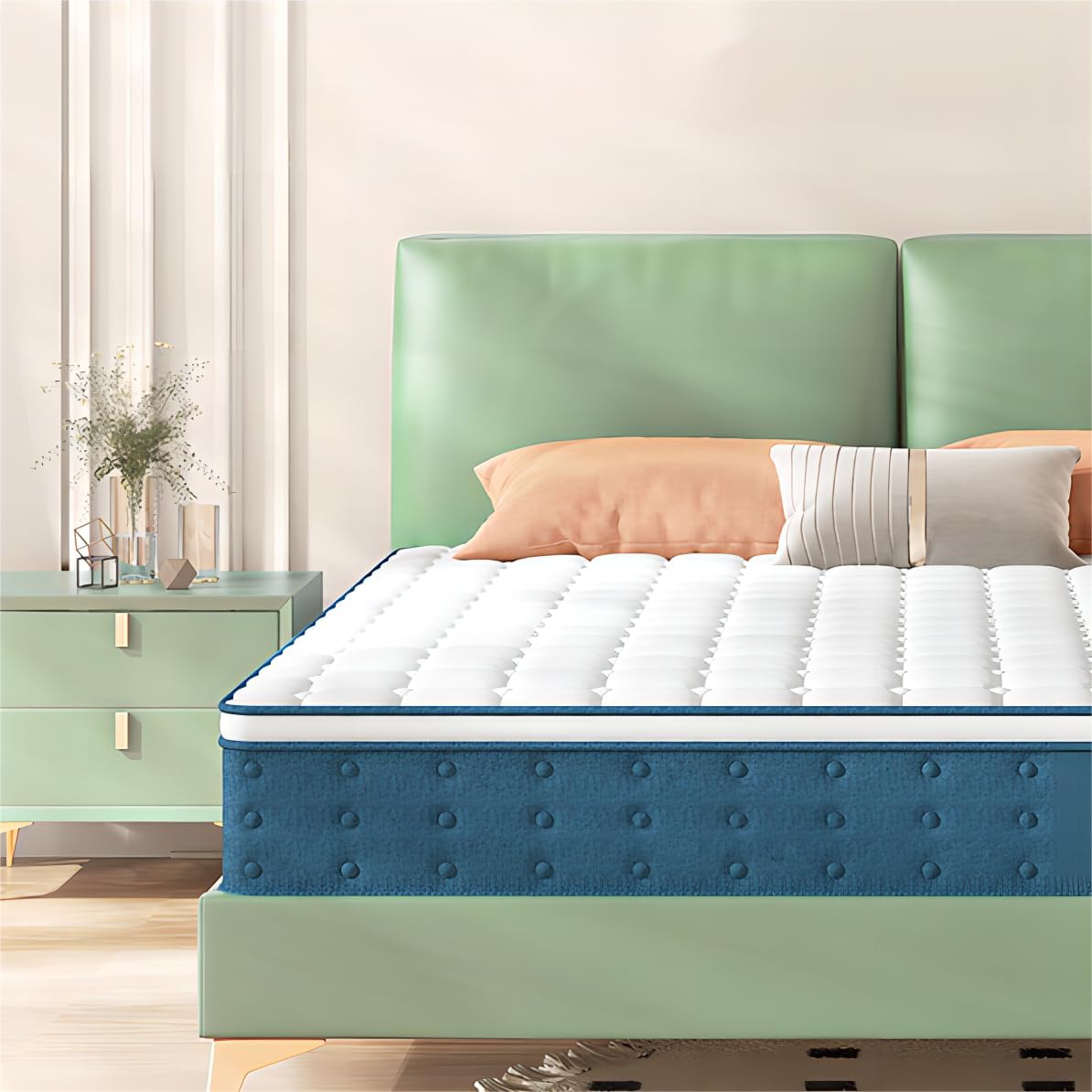 Twin Mattress 10 Inch Mattress with Individually Pocket Coils