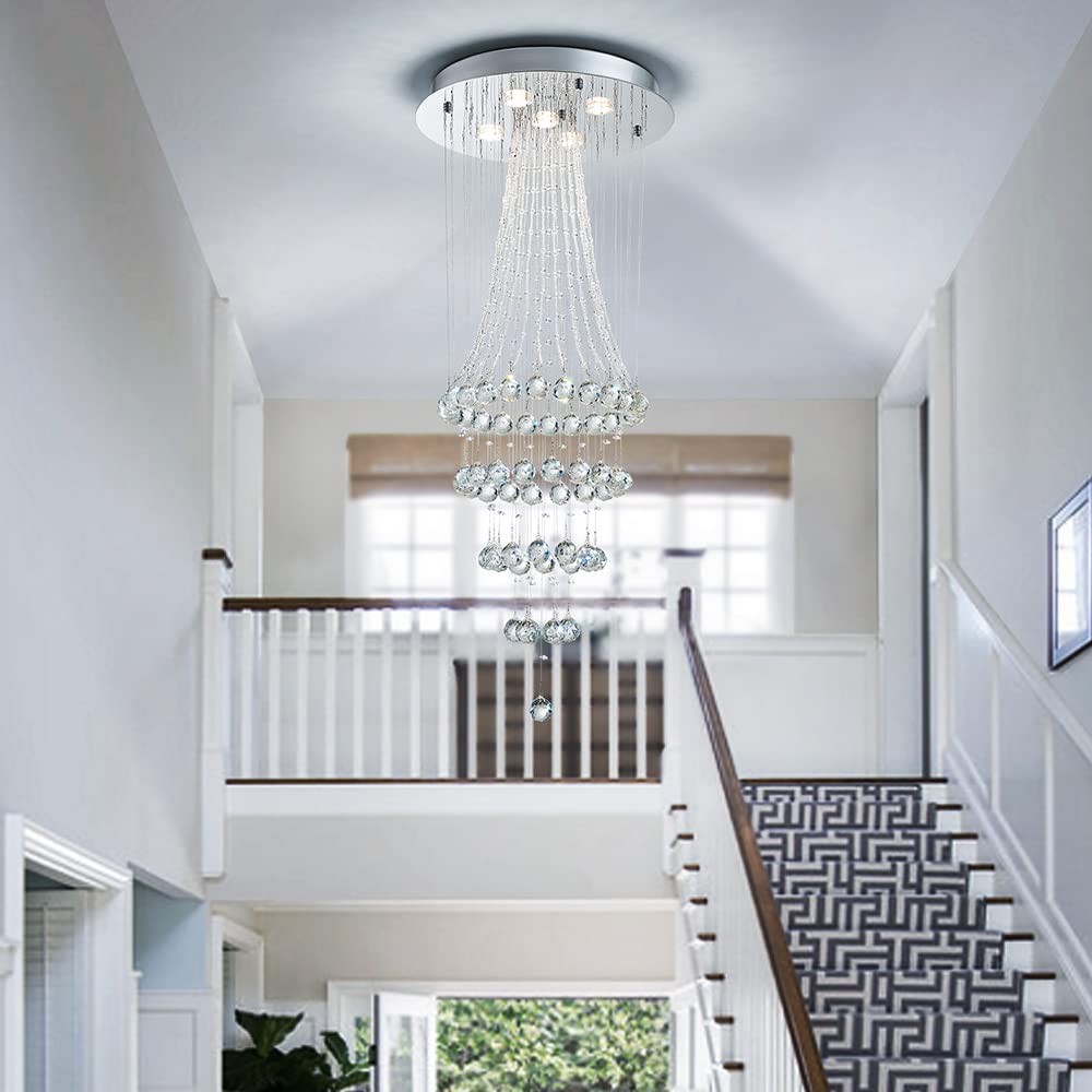 5-Lights Modern Chandelier Lighting,Crystal Chandelier