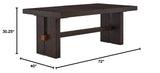 Burkhaus Traditional Rectangle Extension Dining Room Table