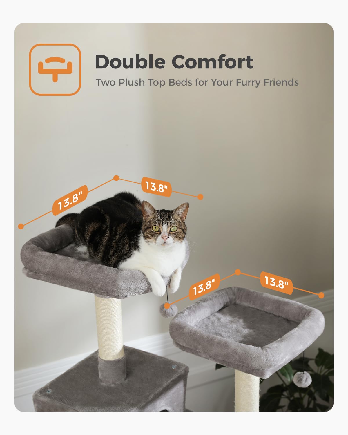 Large Cat Tree for Indoor Cats