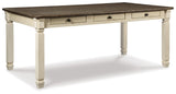 Bolanburg Farmhouse Dining Table with Drawers, Seats up to 6, Whitewash