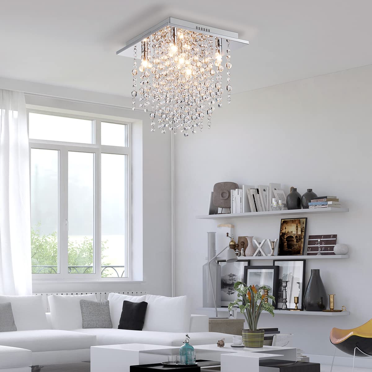 5-Lights Modern Flush Mount Ceiling Light Fixtures