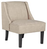 Janesley Modern Wingback Accent Chair, Beige