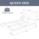 Queen Bed Frame/Velvet Upholstered Bed Frame