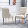 Set of 4 Beige Dining Room Armchairs Only