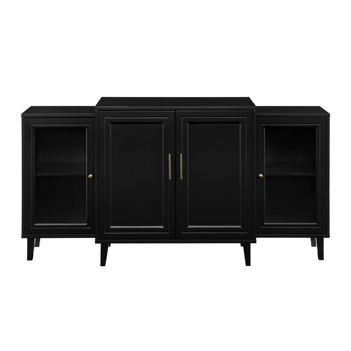 4-Door Tiered Modern-Sideboard-Buffet Stand for Storage