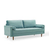 Valour Performance Velvet Upholstered Tufted Sofa