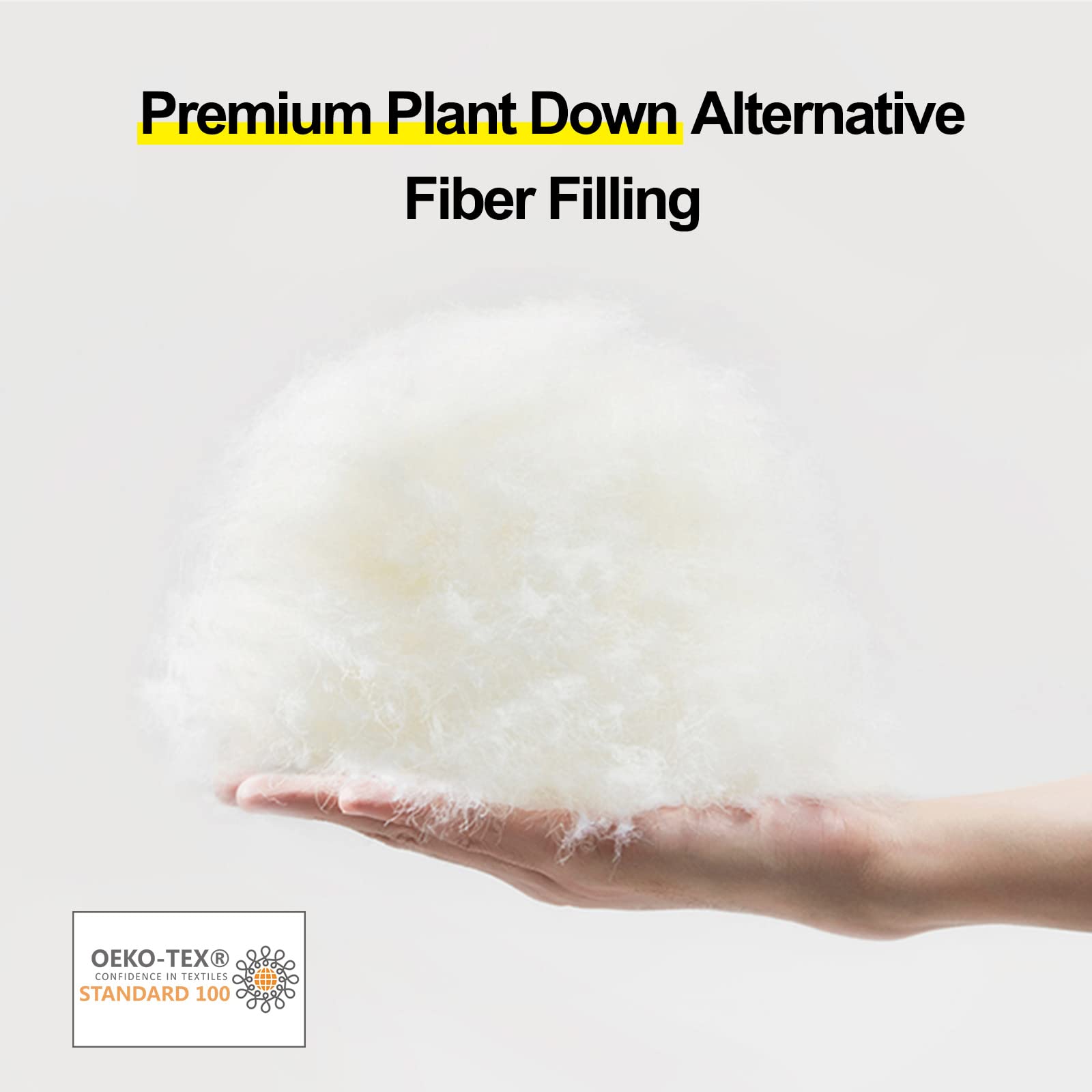 Soft Pillows for Sleeping, Support Bed Pillows, Down Alternative Pillow