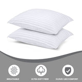 Bed Pillows for Sleeping Queen Size (White), Set of Cooling Hotel Quality