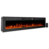 Electric Fireplaces Recessed Wall Mounted Fireplace Inser