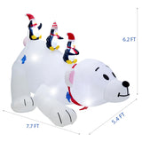 l Christmas 7.7(L) x 6 FT(H) Inflatables Lighted Polar