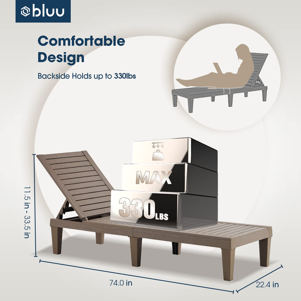 𝐂𝐡𝐚𝐢𝐬𝐞 𝐋𝐨𝐮n𝐠𝐞 Chairs for Patio Use |𝐀𝐝𝐣𝐮𝐬𝐭𝐚𝐛𝐥𝐞 𝐰𝐢𝐭𝐡 5 𝐏𝐨𝐬𝐢𝐭𝐢𝐨n𝐬