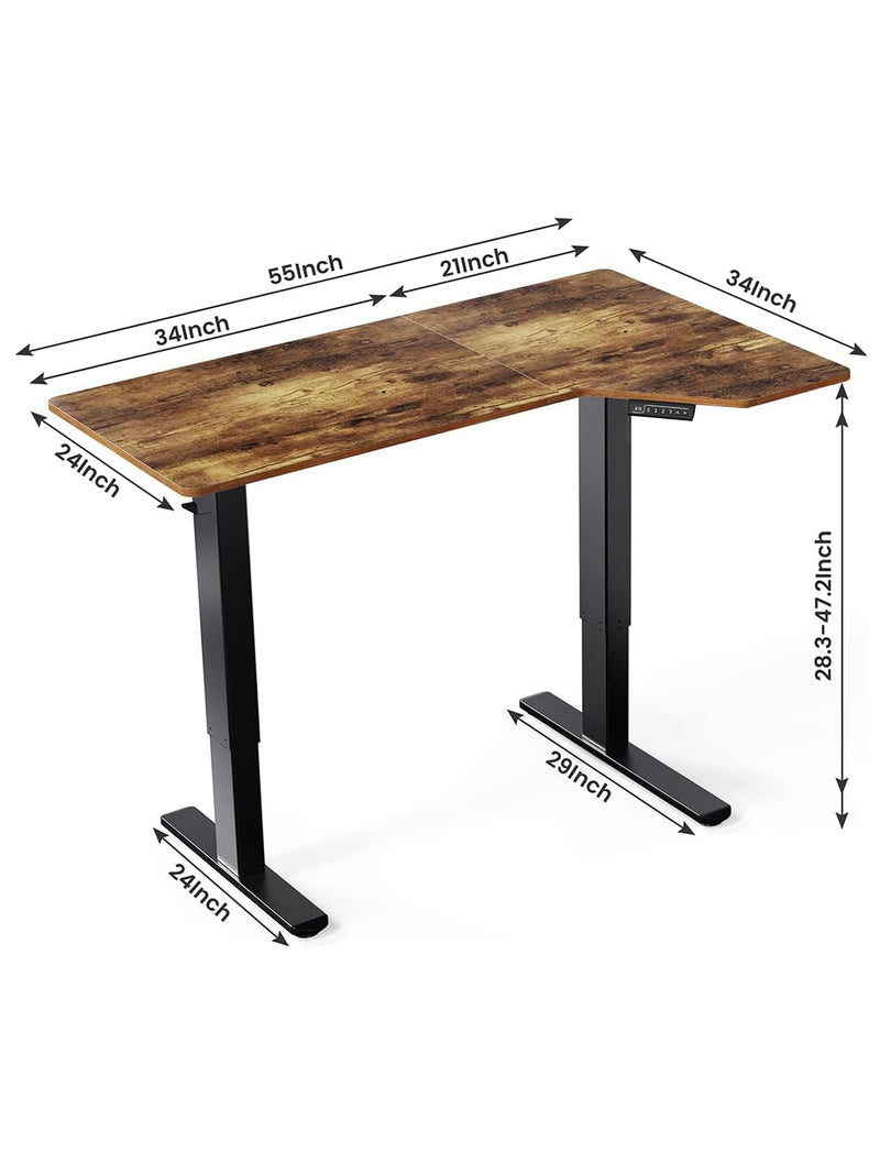 55x34 Inch Standing Desk Adjustable Height